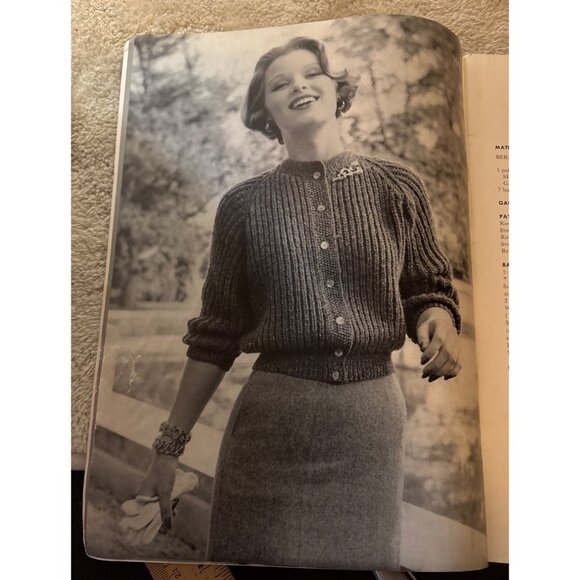 Bernat Knitting Pattern Book Knits By Mirsa Of Italy Book #65 1960s Vintage - Picture 6 of 14